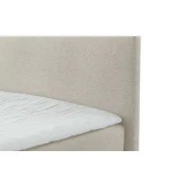 deinbett Boxspringbett mit Matratze und Topper H3 Duke ¦ beige ¦ Maße (cm): B: 187 H: 104