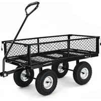 RAMROXX Bollerwagen schwarz