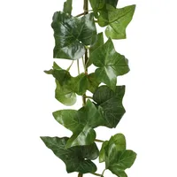 Decoris season decorations Kunstgirlande, Girlande Efeu Polyester L.13cm W.18cm H.180cm grün, Kaemingk