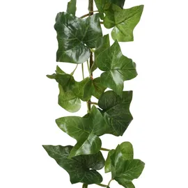 Decoris season decorations Kunstgirlande, Girlande Efeu Polyester L.13cm W.18cm H.180cm grün, Kaemingk