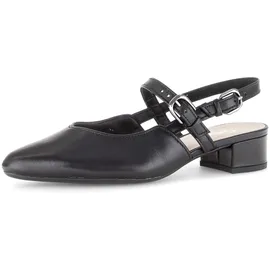 Gabor Slingpumps GABOR "Slingpumps", Damen, Gr. 40,5, schwarz, Schuhe Slingpumps