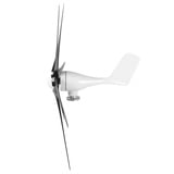 Professionelles Windturbinen-Kit, 1600 W 6-Blatt-Windgenerator, 2,0 m/s Windmühle mit niedriger Startwindgeschwindigkeit für Heimwerker im Freien(48V-Schwarz)