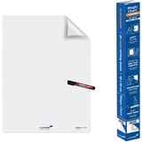 Legamaster Flipchart-Folie Magic-Chart Flipchart kariert 60,0 x 80,0 cm, 25 Blatt