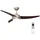 Klarstein El Paso 132 cm Deckenventilator Walnuss