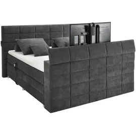 ed exciting design Boxspringbett Denver 6 - motorisierte TV-Halterung bis 40 Zoll