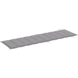 vidaXL Sonnenliegen 2 Stk. mit Tisch und Auflagen Massivholz Akazie