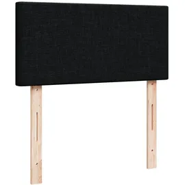 vidaXL Boxspringbett 100 x 200 cm Schwarz