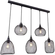 GLOBO Anya 5-flg. 20 cm schwarz Metall