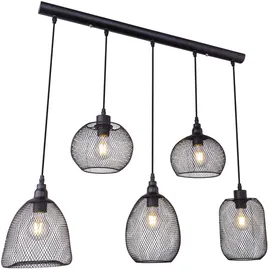GLOBO Anya 5-flg. 20 cm schwarz Metall