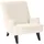 58 aufm Kessel Sessel Kajsa Samtvelours 101 x 80 x 71 cm Schwarz/Creme
