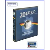 Lindner-1520R-Münzalbum-Karat-Vordruckalbum-20-EURO-Münzen-Deutschland-leer