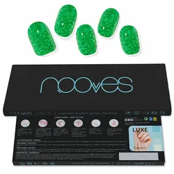 Gel-Nagel-Folien Nooves Glitter green (20 Stück)