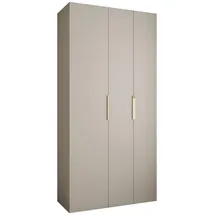 abiks möbel Drehtürenschrank COMO 120 x 245,5 x 50 cm Gold
