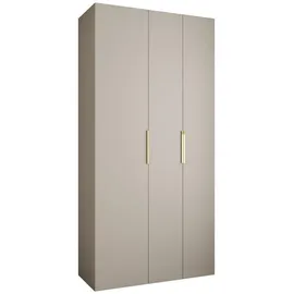abiks möbel Drehtürenschrank COMO 120 x 245,5 x 50 cm Gold