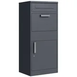Phoenix Phoenix, Safe Co. PB1121AAK Briefkasten, Graphit Paketablagefach Stahl