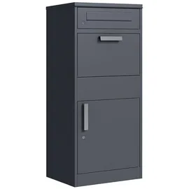 Phoenix Phoenix, Safe Co. PB1121AAK Briefkasten, Graphit Paketablagefach Stahl