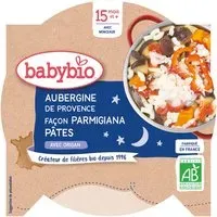 Babybio AUBERGINES DE PROVENCE FAÇON PARMIGIANA PÂTES ORIGAN dès 15 mois Aliment 260 g