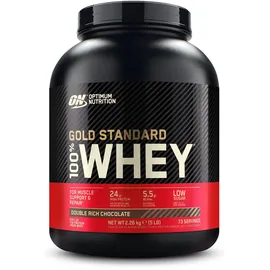 Optimum Nutrition Gold Standard 100% Whey Double Rich Chocolate Pulver 2270 g