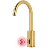 iVIGA Infrarot Wasserhahn Badezimmerhahn 360° drehbar Infrarot-Sensor für Bad - Automatische Badezimmerarmatur mit Steuergerät