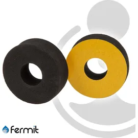 Fermit 23001 Dichtung Wandarmaturen 2 Stk. Schwarz