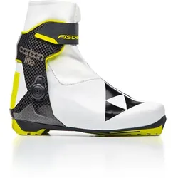 FISCHER Damen Skating-Langlaufschuhe CARBONLITE, Weiß, 39