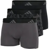 Adidas Trunk Active Flex Cotton 3er Pack Stretch dunkelgrau|kometgrau 2XL