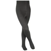 Falke Unisex Kinder Strumpfhose Comfort Wool K Ti Wolle dick einfarbig 1 Stück, Grau Anthracite Melange 3080, 110-116 - Anthra.Mel - 110-116