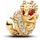 Pandora Drachen Charm Rot Gold 763069C01
