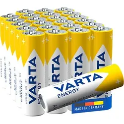 24 VARTA Batterien ENERGY Cube Mignon AA 1,5 V