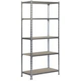 Simon Rack Simonrack Schwerlastregal, Maderclick MINI 8435104937266 silber 80,0 x 30,0 x 180,0 cm,