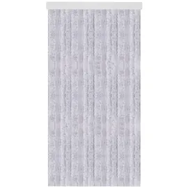 arsvita Flauschvorhang 80x220 cm Unistreifen grau