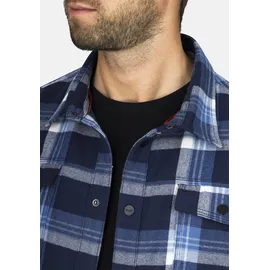 Hero by John Medoox Overshirt Karohemd Blau M