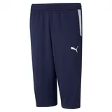 Puma teamLIGA 3/4 Pants Jr peacoat-puma white 128