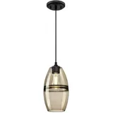 Westinghouse Soren 1-flg. E27 30 cm schwarz/glas