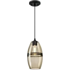 Westinghouse Soren 1-flg. E27 30 cm schwarz/glas