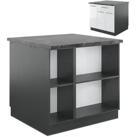 Vicco Kochinsel Fame-Line 90 x 82 x 60 cm Weiß