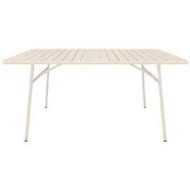 vente-unique Gartentisch 160 x 0 x 0 cm Beige