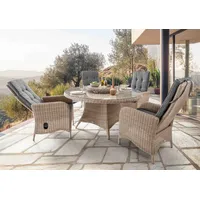 Destiny PALMA LUNA 4 HL+ Tisch Ø 150x75cm natur