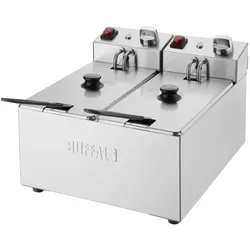 Doppelte Fritteuse Buffalo - 2x3L