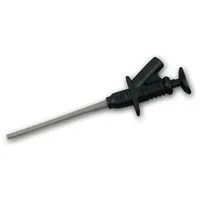 McPower Klemmprüfspitze mit 4mm Buchse, schwarz