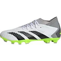 Adidas Herren Fussball-Kunstrasenschuhe Predator, FTWWHT/CBLACK/LUCLEM, 46 2⁄3