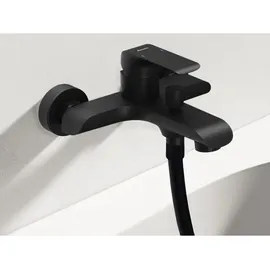Ravak Flat Badewannenarmatur Schwarz Matt