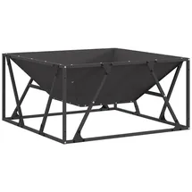 vidaXL Feuerplatz Schwarz 80 X 80 X 40 Cm Kaltgewalzter Stahl Vidaxl