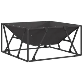 vidaXL Feuerplatz Schwarz 80 X 80 X 40 Cm Kaltgewalzter Stahl Vidaxl
