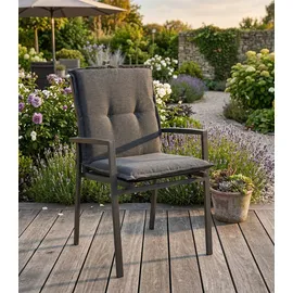 GO-DE Polsterauflage 50 x 100 cm grau 4 St.