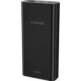 Canyon Powerbank PB-2001 20000 mAh Micro-USB/USB-C black retail - Schwarz