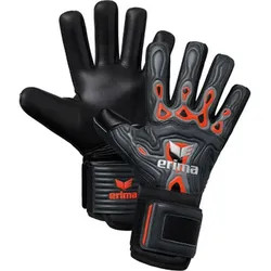 ERIMA FleX-Ray Hardground Torwarthandschuh, Fiery-coral/black, 6