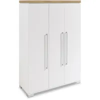 Paidi Kleiderschrank Kira, 135 x 193 cm Dekor Weiß