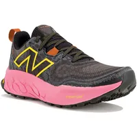 New Balance Damen Laufschuhe Fresh Foam X Hierro V8 Trailrunning-Schuh, Schwarz/Real Pink/Ginger Lemon, 38.5 EU - Gris/argent - 38