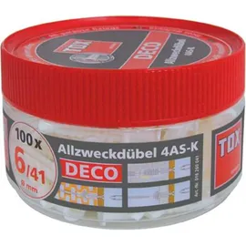 TOX Allzweckdübel Deco 6 x 41 mm 100 Stück